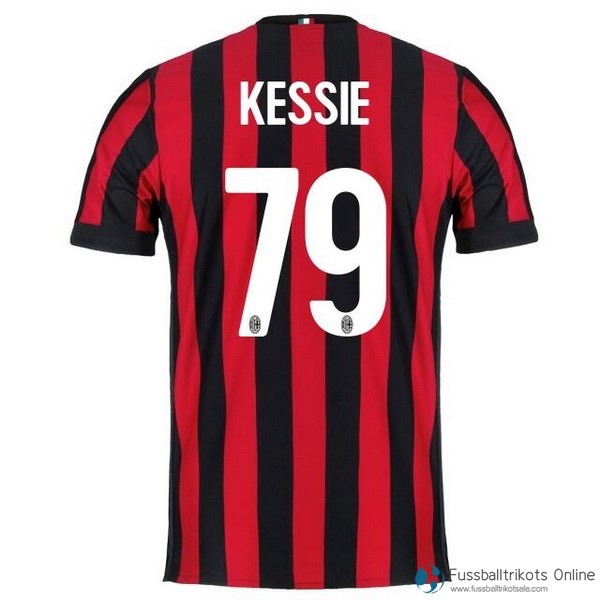 AC Milan Trikot Heim Kessie 2017-18 Fussballtrikots Günstig